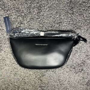 French connection Clara texture tag Crossbody studded black New NWT $98 Y2K Size